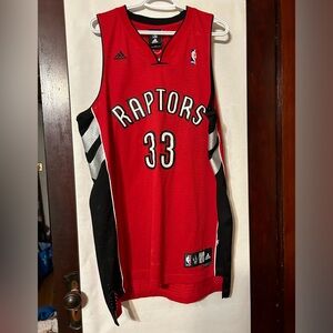 Jamario Moon Toronto Raptors Jersey #33 Adidas Size Large Authentic NBA